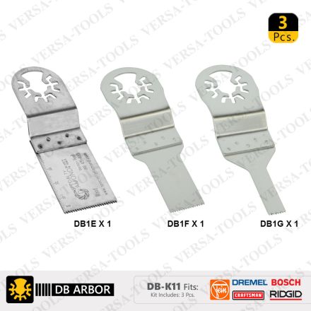 Versa Tool DB-K11 3 PACK Versa Tool stainless steel 10, 20, & 30mm (DB1E1F1G)