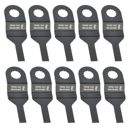 Versa Tool SB10G 10mm Stainless Steel Multi-Tool Saw Blades 10/Pack Fits Fein Multimaster, Rockwell, Sonicrafter, Makita Oscillating Tools