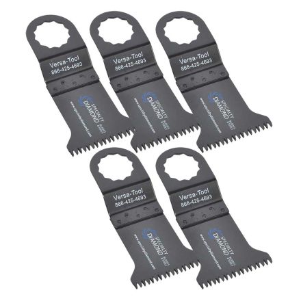 Versa Tool FB5C 45mm Japan Cut Tooth HCS Multi-Tool Saw Blades 5/Pack Fits Fein Supercut Oscillating Tools